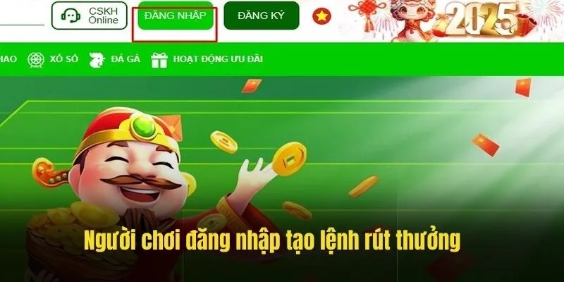 Đăng nhập tài khoản để thực hiện giao dịch