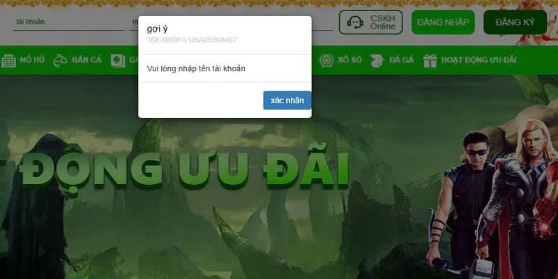 Hội viên mở 1 tài khoản chính chủ